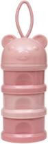 Potes empilhaveis para leite em po e snack rosa 16234