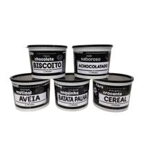 Potes Estampados Porta Mantimentos Kit Com 5 Unidades Lindas