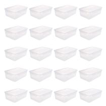 Potes Herméticos 2,5l 20un Grande Resistente Tampa C Travas Potes Herméticos 2,5l 20un Grande Resistente Tampa C Travas