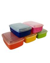 Potes Herméticos De Plástico Para Alimentos Kit C/20 1000ml Coloridos
