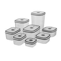 Potes Herméticos de Plástico Retangular 8 Unidades Electrolux
