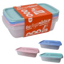 Potes Herméticos Dup Tuduprático Atlanta 785ml Kit 3 Micro-Ondas Lava-Louças Freezer Bpa Free Potes Herméticos Dup Tuduprático Atlanta 785ml Kit 3 Micro-Ondas Lava-Louças Freezer Bpa Free