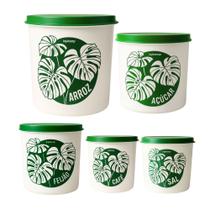 Potes Mantimentos 5 Peças Super Resistente Jogo De Potes