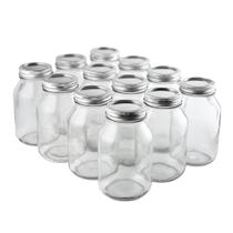 Potes Mason FastRack 32 oz, pacote com 12, vidro hermético Potes Mason FastRack 32 oz, pacote com 12, vidro hermético