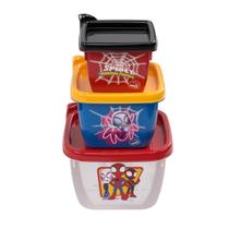 Potes Mió Marvel Spidey Amazing Friends Conect Quadrado Cores Sortidas 3 Unidades