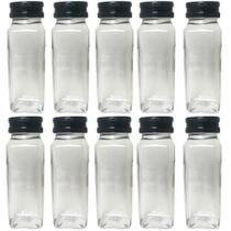 Potes Para Tempero Com Tampa Dosadora Dupla Kit 10 Potes Potes Para Tempero Com Tampa Dosadora Dupla Kit 10 Potes