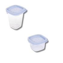 Potes plástico 2und multiuso utilidade de cozinha - Plasútil