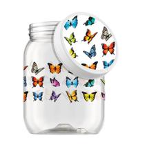 Potes Plástico Organizador Bandeirante Borboleta 1,7L 1 unid