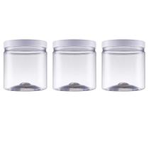 Potes Plástico Organizador Bandeirante Mantimento 1000ml 3un