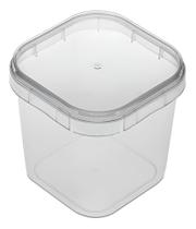 Potes Quadrados Bolo No Pote Plástico 220ml 10 Potinhos Plastilania Potes Quadrados Bolo No Pote Plástico 220ml 10 Potinhos Plastilania