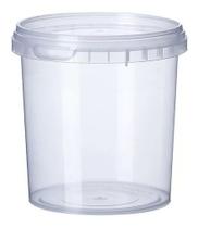 Potes Redondo Bolo No Pote Lacre Plástico Cake 220ml - 100un