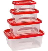 Potes Retangulares 4 Peças