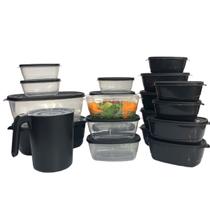 Potes Transparente E Colorido Kit C/20 + 1 Jarra P/ Suco