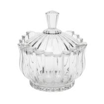 Potiche Bomboniere Baleiro Bala De Vidro Decoração Com Tampa 900ml