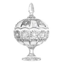 Potiche Bomboniere de Vidro Transparente C/ PE 900ml P/ Decoração e Armazenamento 1UN Potiche Bomboniere de Vidro Transparente C/ PE 900ml P/ Decoração e Armazenamento 1UN