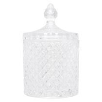 Potiche bomboniere decor de cristal com tampa litt wolff