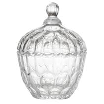 Potiche Cristal Bariloche Transparente Baleiro Bomboniere 11x14cm Vidro Resistente Potiche Cristal Bariloche Transparente Baleiro Bomboniere 11x14cm Vidro Resistente