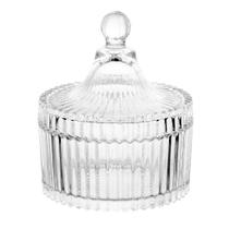 Potiche Cristal Vidro Transparente Baleiro Bomboniere 10,5x12,5cm Vidro Resistente Potiche Cristal Vidro Transparente Baleiro Bomboniere 10,5x12,5cm Vidro Resistente