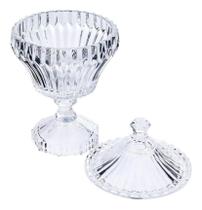Potiche de Cristal Com Pe Renaissance 17,5cm x 28,5cm Lyor