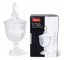 Potiche de vidro com tampa small sweet transparente 470ml Potiche de vidro com tampa small sweet transparente 470ml