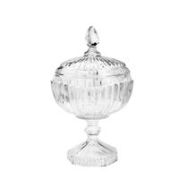 Potiche Decorativo c/Pé Cristal de Chumbo Elisabeth 7492 Lyor