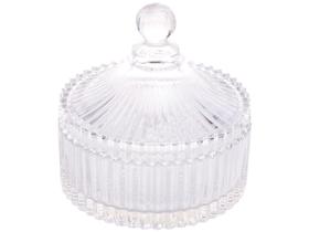 Potiche Decorativo de Cristal 15,5cm Lyor - Carrossel