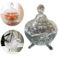 Potiche Decorativo de Cristal Balairo Bomboniere Mini 12Cm Potiche Decorativo de Cristal Balairo Bomboniere Mini 12Cm