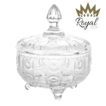 Potiche Decorativo De Vidro Sodo-calcico Royal Decor 27583