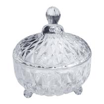 Potiche Diamond Decorativo 12x10,5cm Em Vidro Kehome Potiche Potiche Diamond Decorativo 12x10,5cm Em Vidro Kehome Potiche