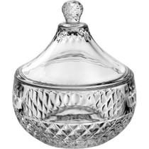 Potiche Home&Co 33x16x16cm Vidro Transparente Decoração Enfeite para Casa Sala e Ambiente Potiche Home&Co 33x16x16cm Vidro Transparente Decoração Enfeite para Casa Sala e Ambiente
