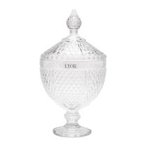 Potiche Lyor Bico de Jaca de Cristal 15cm x 28,5cm Potiche Lyor Bico de Jaca de Cristal 15cm x 28,5cm