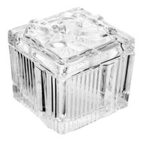 Potiche Porta Joias Cristal Caixa de Presente Laço de Fita 7,4 x 7 cm - Wolff