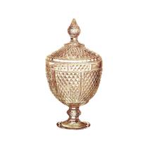 Potiche vidro bico de abacaxi m 15x28cm Potiche vidro bico de abacaxi m 15x28cm