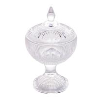 Potiche Wolff Decorativo Cristal C/pé Queen 11x18cm 28012 Potiche Wolff Decorativo Cristal C/pé Queen 11x18cm 28012