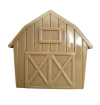 Potinho Acrílico Formato de Celeiro Fazendinha 1pç