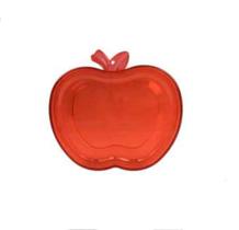 Potinho Acrílico Formato de Maça 1pç