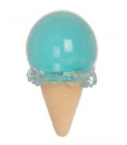 Potinho Casquinha de Sorvete Turquesa Cromus