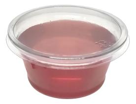 Potinho com tampa Transparente para molho Pote patê pasta maiornese katchup entrega delive 30ml 20un