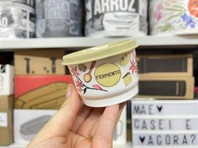Potinho de Armazenamento Floral Tupperware 140 ml