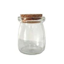 Potinho de Vidro Tampa de Rolha 7,5cm - 100ml - 01 unidade - Rizzo Potinho de Vidro Tampa de Rolha 7,5cm - 100ml - 01 unidade - Rizzo