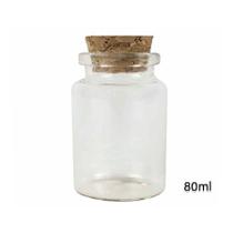 Potinho de Vidro Tampa de Rolha 80ml - 1 unidade - ArteGift - Rizzo Potinho de Vidro Tampa de Rolha 80ml - 1 unidade - ArteGift - Rizzo