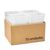 Potinho Marmita Freezer Microondas Tampa Lacre 250ml 72 Unidades