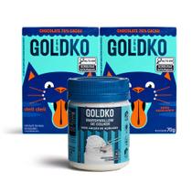 Potinho Marshmallow + 2 Deli Deli 70% cacau zero adição de açúcares