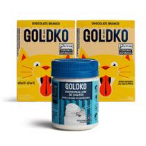 Potinho Marshmallow + 2 Deli Deli branco zero adição de açúcares