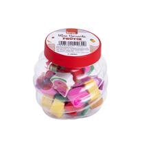 Potinho Mini Borracha Com 24 Unidades Frutix BRW Potinho Mini Borracha Com 24 Unidades Frutix BRW