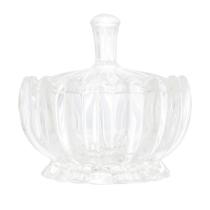 Potinho Pequeno Potiche Decorativo De Cristal Resistente Chique Geneva - Wolff Potinho Pequeno Potiche Decorativo De Cristal Resistente Chique Geneva - Wolff