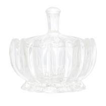 Potinho Pequeno Potiche Decorativo De Cristal Resistente Chique Geneva - Wolff Potinho Pequeno Potiche Decorativo De Cristal Resistente Chique Geneva - Wolff