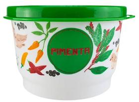 Potinho Tempero 140ml Pimenta Floral Tupperware