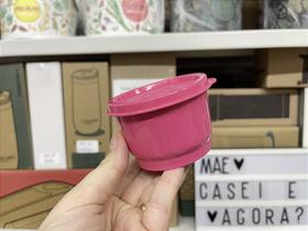 Potinho Tupperware 140 ml Doce Rosa Potinho Tupperware 140 ml Doce Rosa