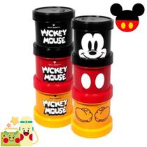 Potinhos Divertidos Para Lanche Frutas Infantil - Disney Empilhável